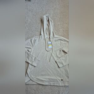 Michael Kors Beige Hooded Sweater, Color Oatmeal